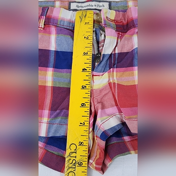 ❤️ ABERCROMBIE & FITCH PERFECT STRETCH SHORTY SHORTS SIZE 0 LOW RISE ❤️ - Picture 10 of 13